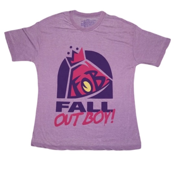 Tops - 🏵️2/$15🏵️ Purple Fall Out Boy Bell shirt